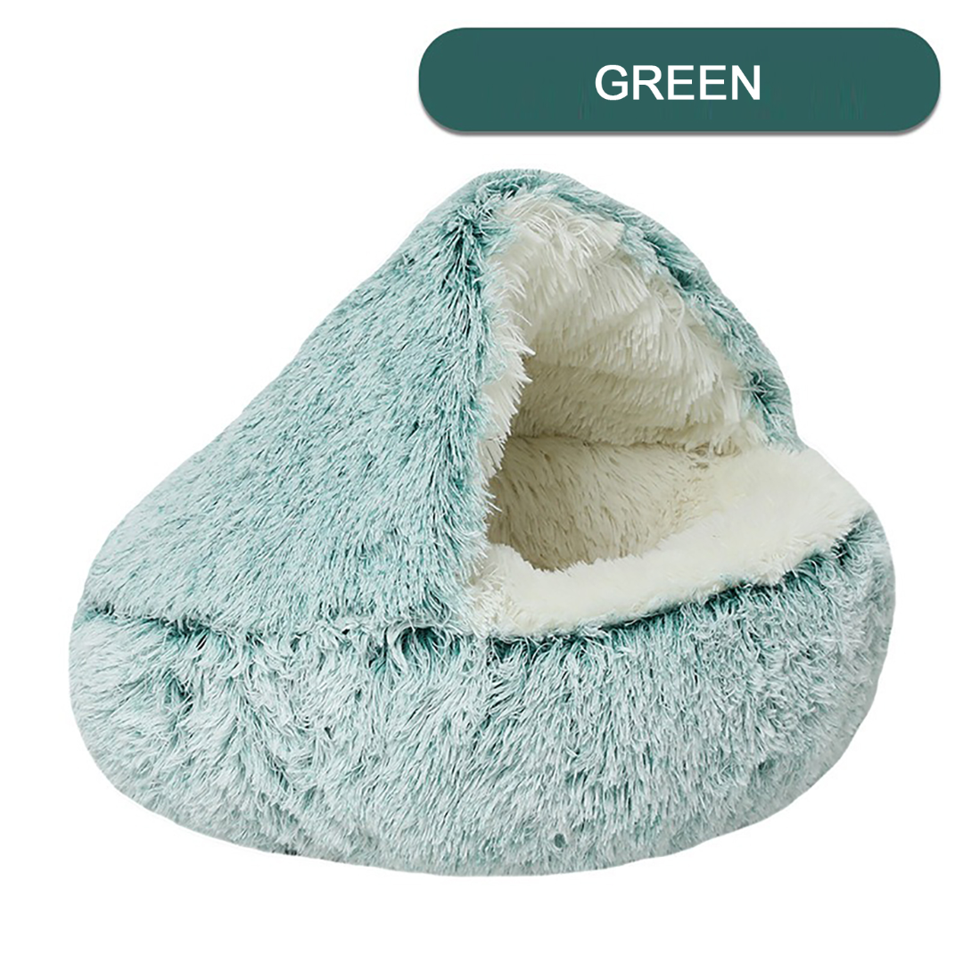 Dual-Sided Plush Pet Bed Retreat for Dogs and Cats