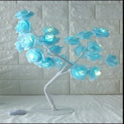 Radiant Blossom LED Tree Lamp - Artistic Table illumination