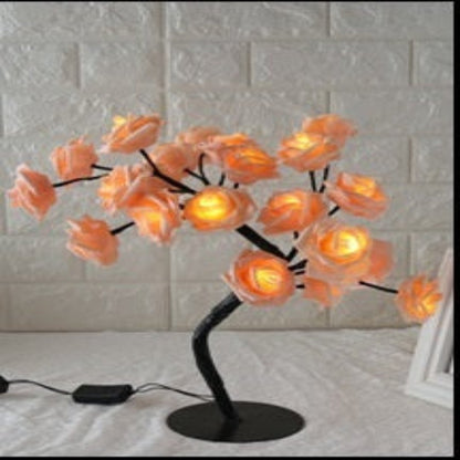 Radiant Blossom LED Tree Lamp - Artistic Table illumination