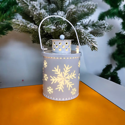 Nordic LED Candle Lanterns - Electronic Wind Light Christmas Decorations