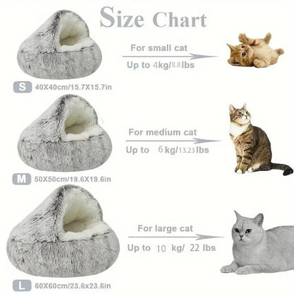 Dual-Sided Plush Pet Bed Retreat for Dogs and Cats